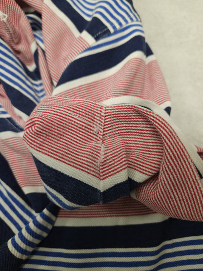 Vintage burberry striped polo shirt