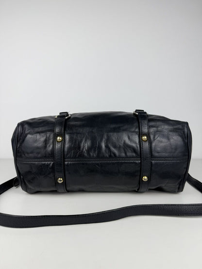 Miu miu vitello bow bag in deep navy