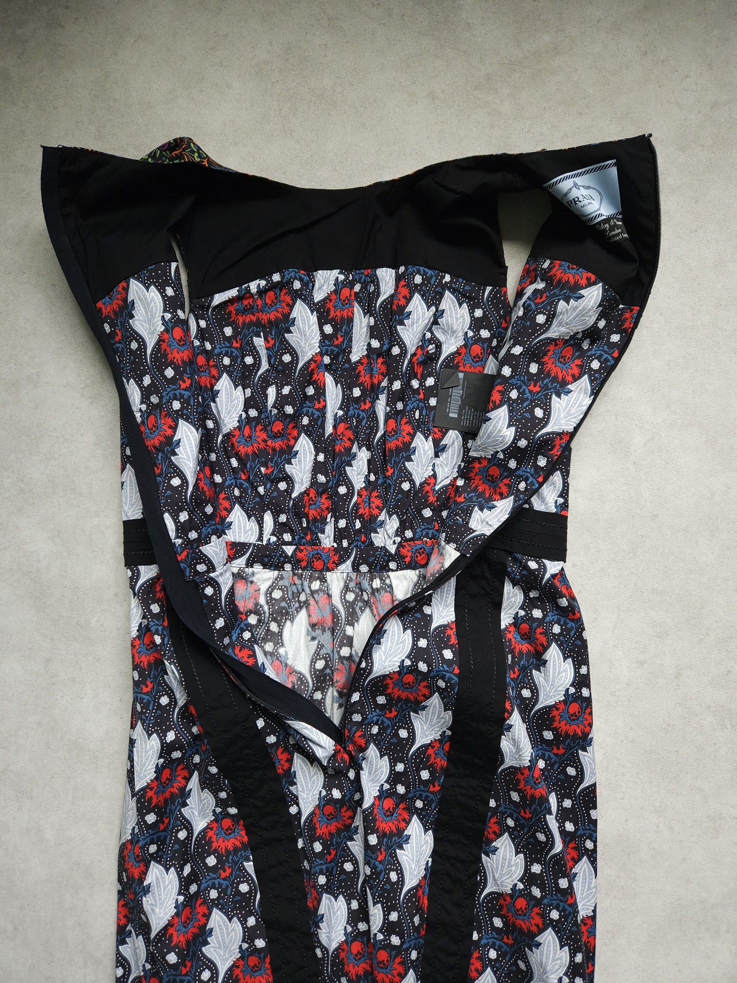 SS2015 Holliday & Brown prada floral sleeveless midi dress