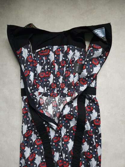 SS2015 Holliday & Brown prada floral sleeveless midi dress