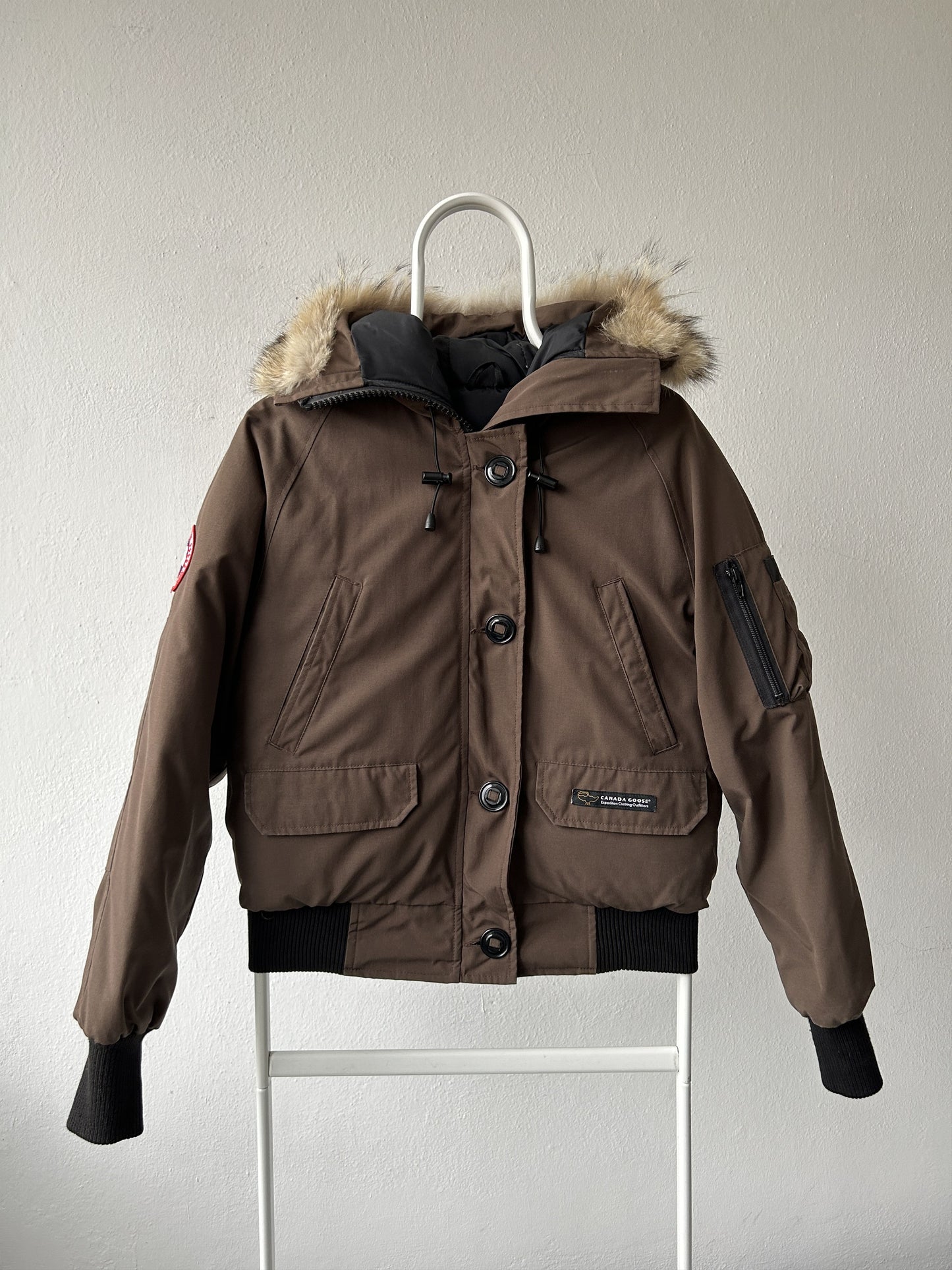 Canada goose chilliwack hooded bomber jacket