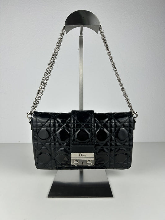 Miss Dior Promenade cannage patent leather handbag woc
