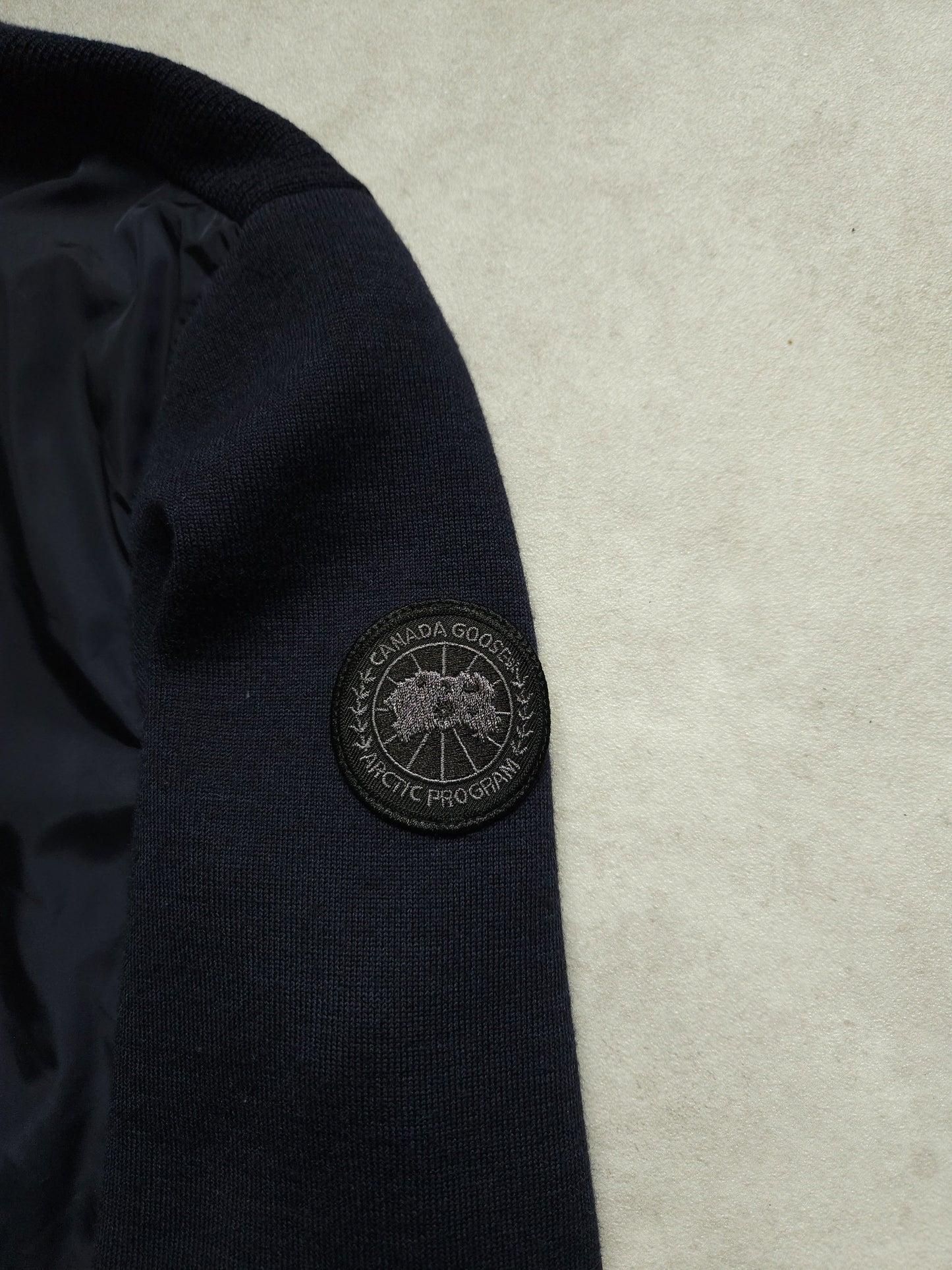 Canada goose windbridge merino wool and nylon light jacket