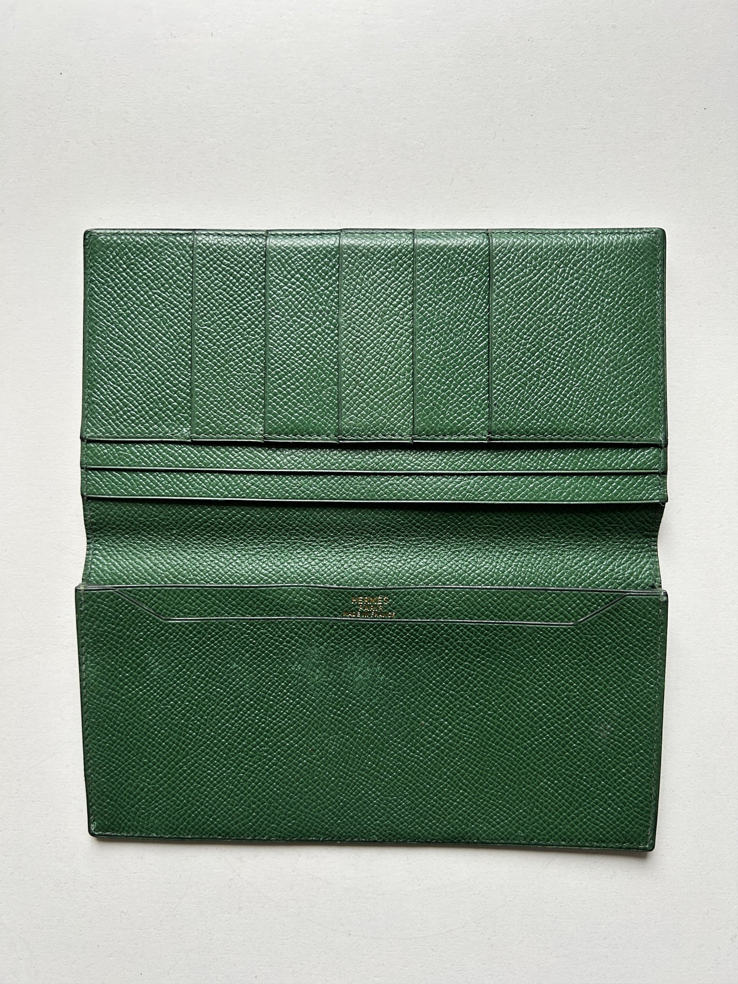 Vintage hermes osaka long bifold wallet
