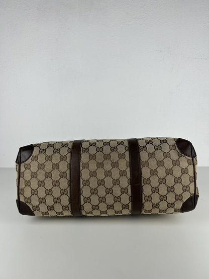 Gucci GG monogram canvas mini bowling bag
