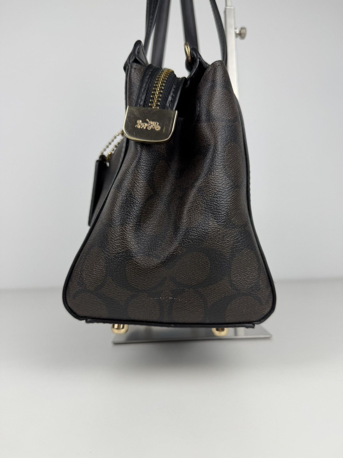 Coach kailey carryall signature monogram tote bag