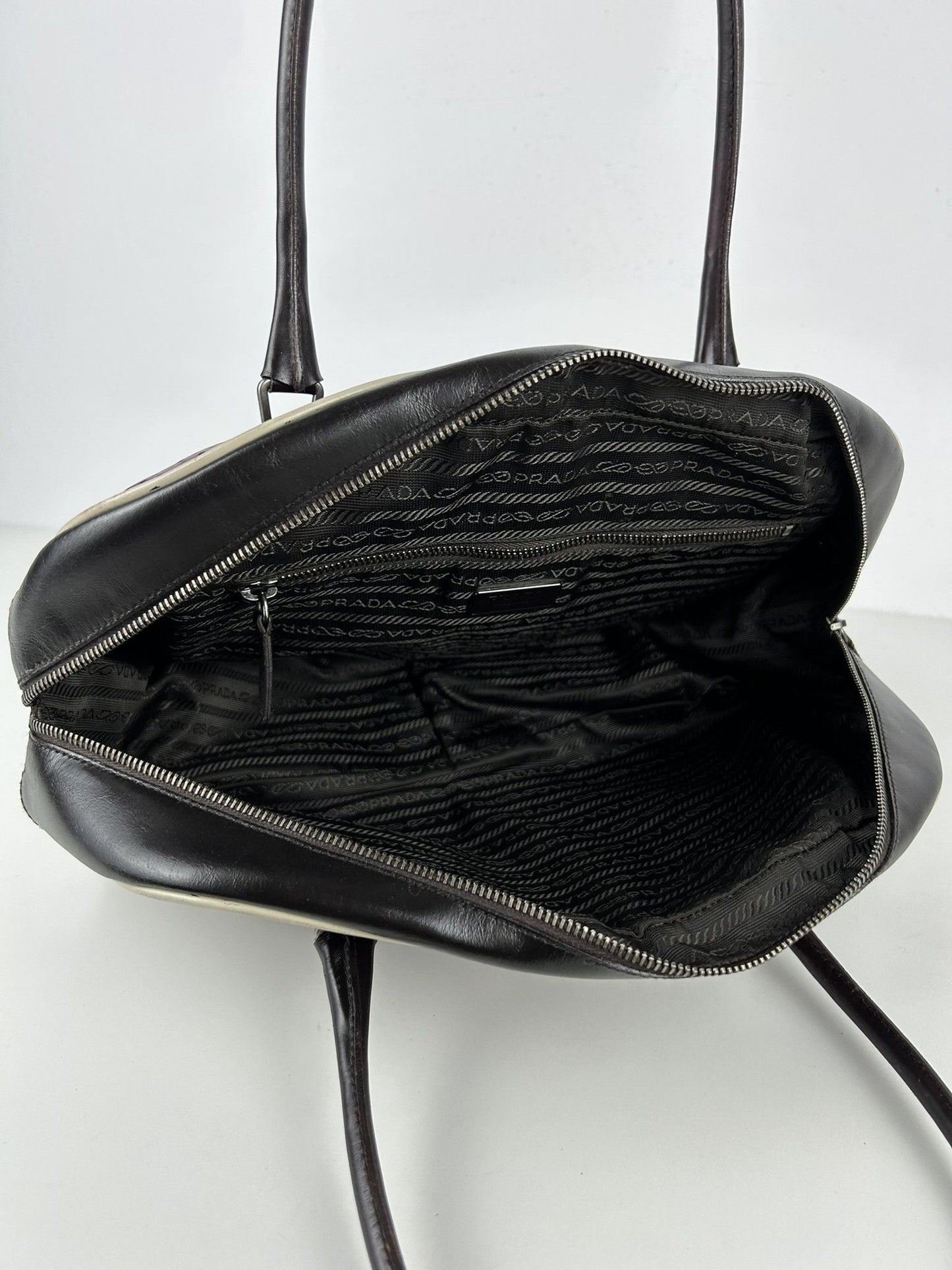 SS2000 prada runway bowling bag