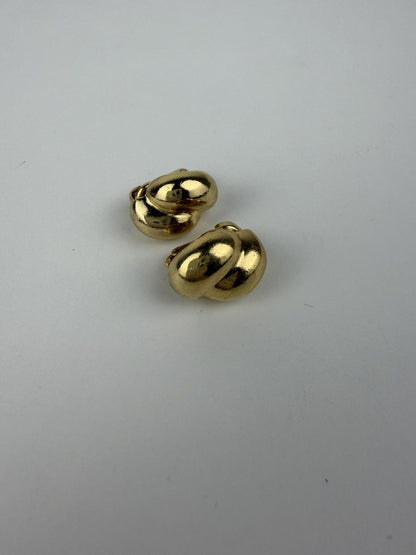 Vintage 80s Christian Dior clip on earrings