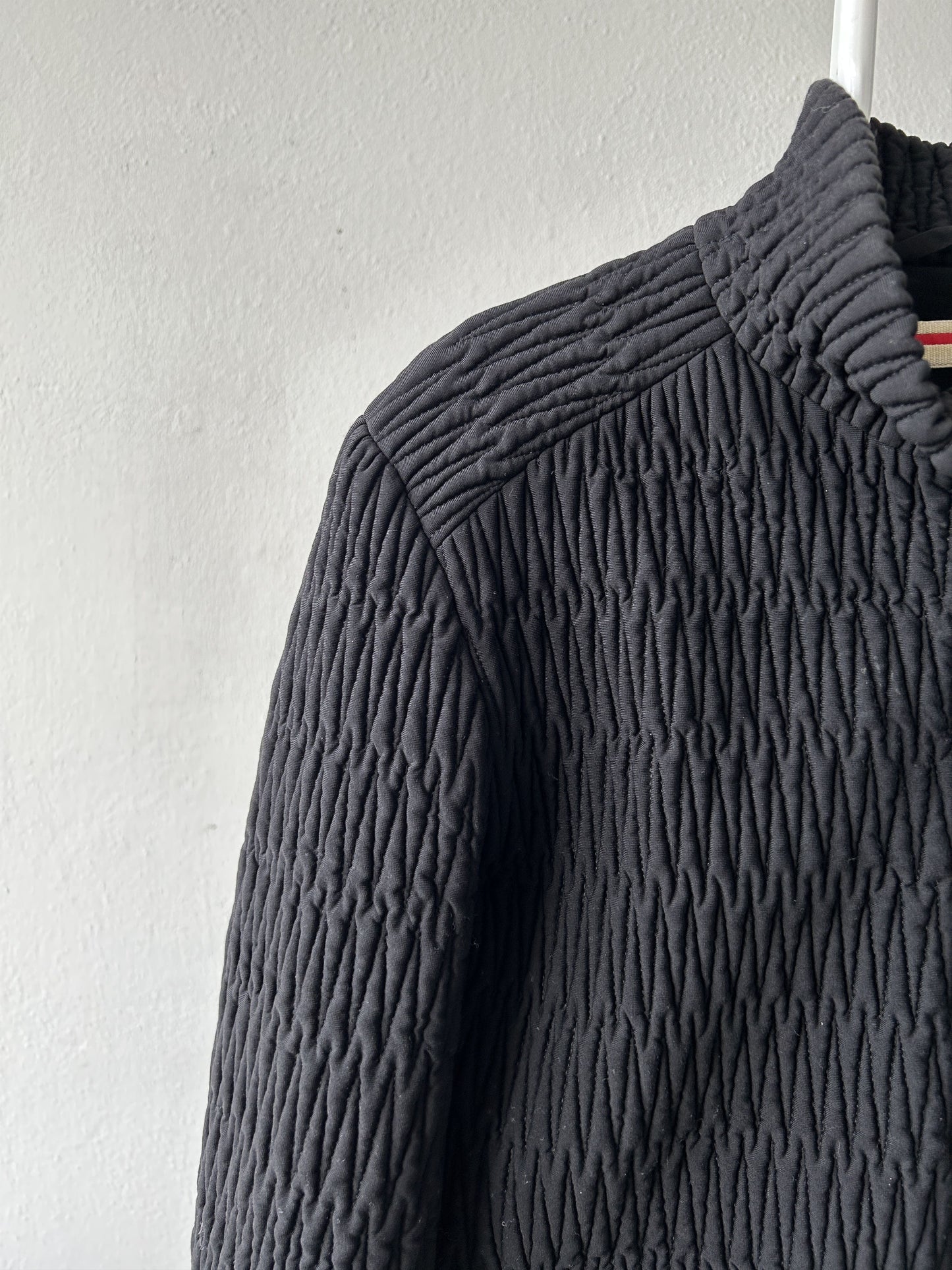 Archive AW2011 Prada pleated full zip sweatshirt