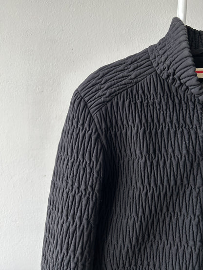 Archive AW2011 Prada pleated full zip sweatshirt