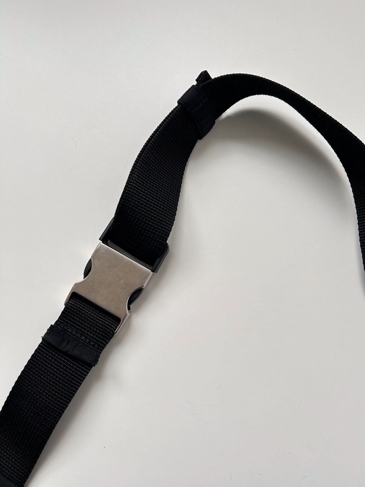 Prada nylon triangle logo waist/ crossbody bag pouch bumbag