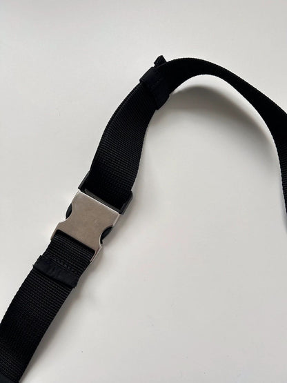 Prada nylon triangle logo waist/ crossbody bag pouch bumbag