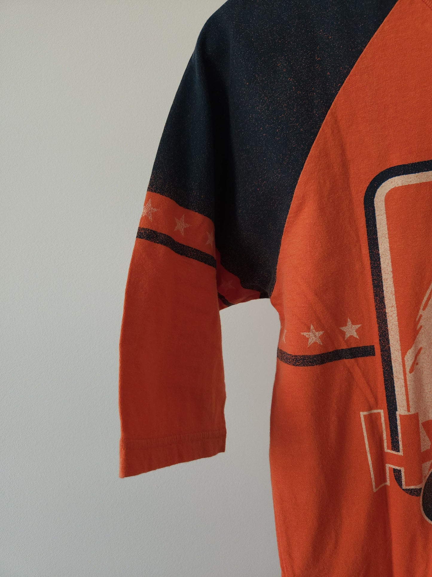 Hysteric glamour raglan ¾ sleeve girl tee