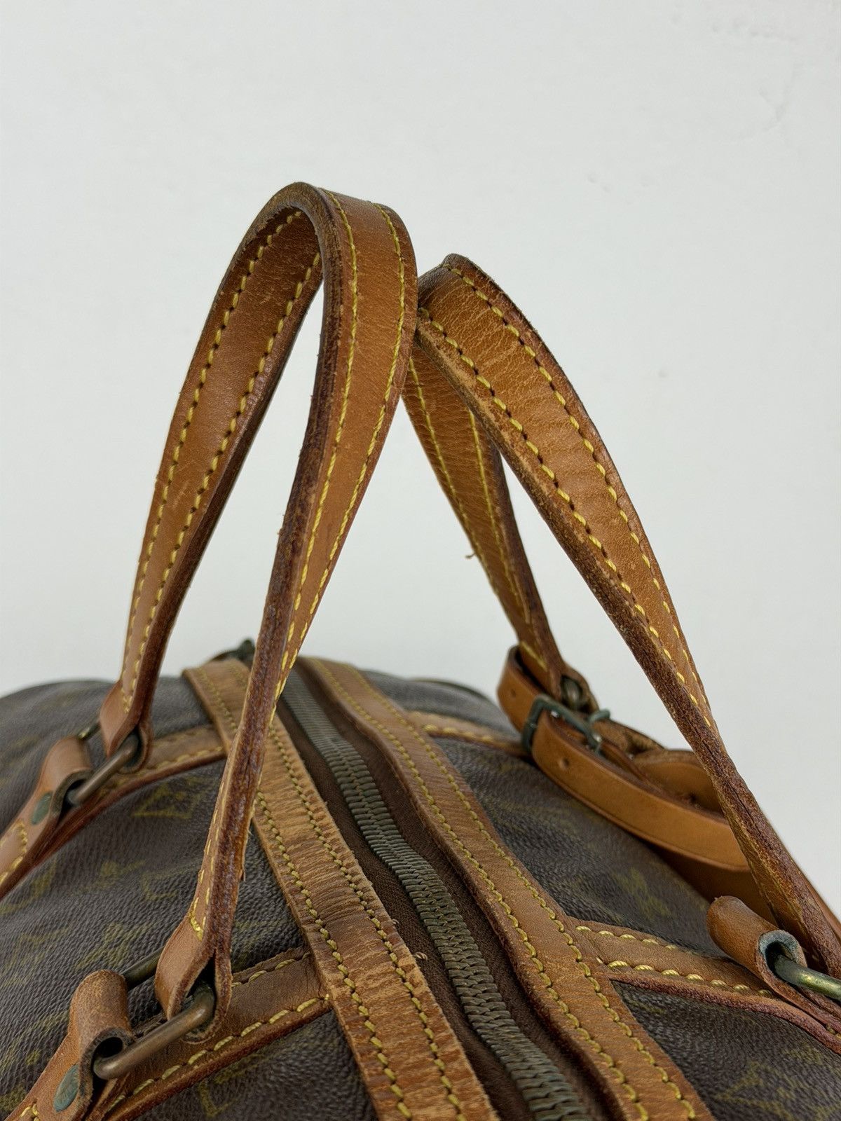 Vintage 80s Louis Vuitton monogram sac souple 35 boston bag