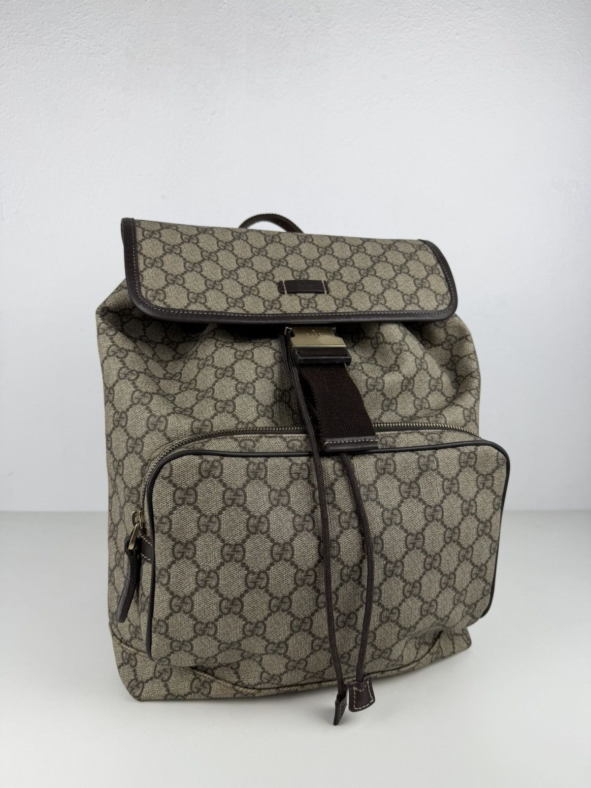Gucci GG supreme canvas monogram backpack