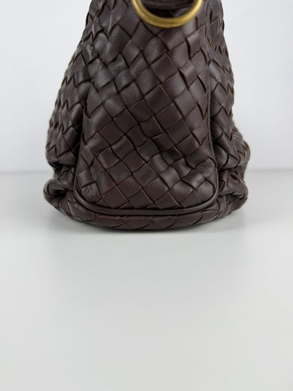 Bottega Veneta intrecciato leather shoulder/ crossbody bag