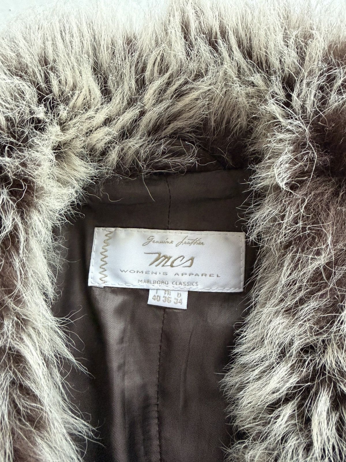 Marlboro Classics shearling afghan/ penny lane short coat