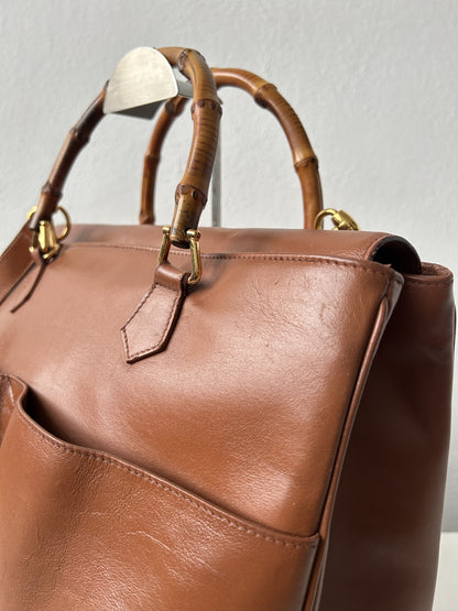 Vintage 80s gucci bamboo Diana handbag