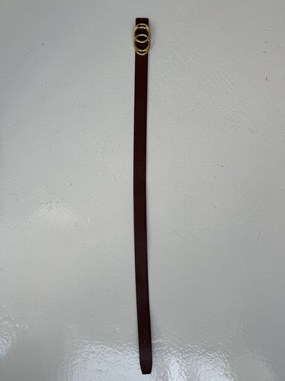Vintage 1997 Hermes Courchevel leather belt