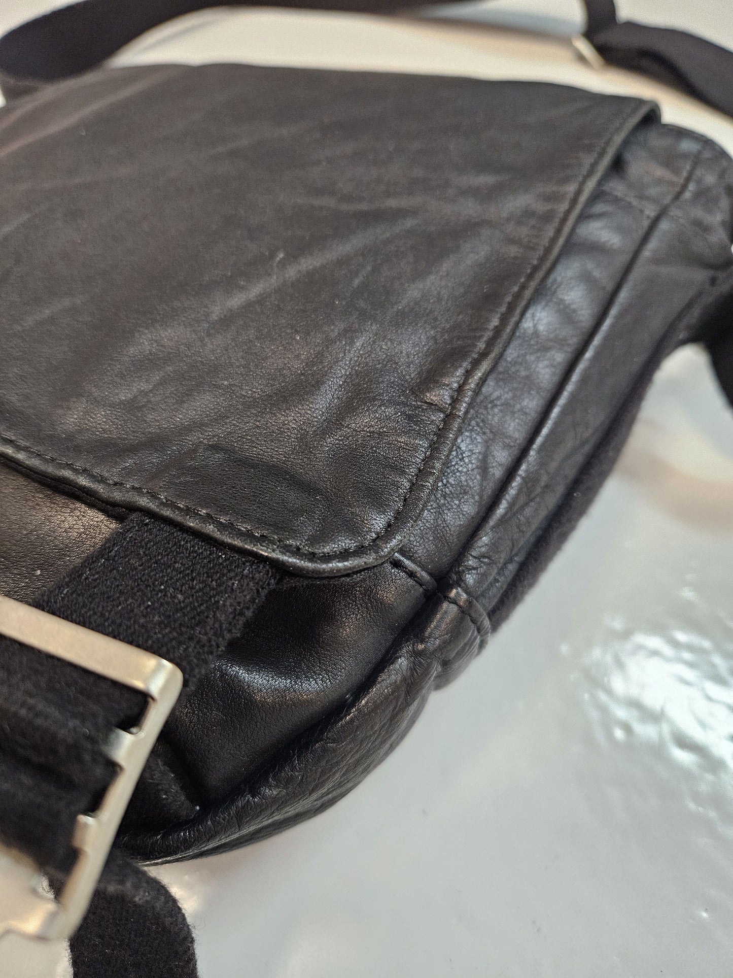 Y's Yohji Yamamoto leather shoulder/ crossbody bag