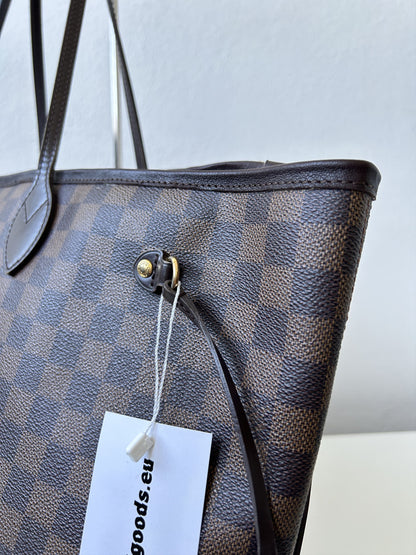 Louis vuitton damier ebene neverfull GM tote bag