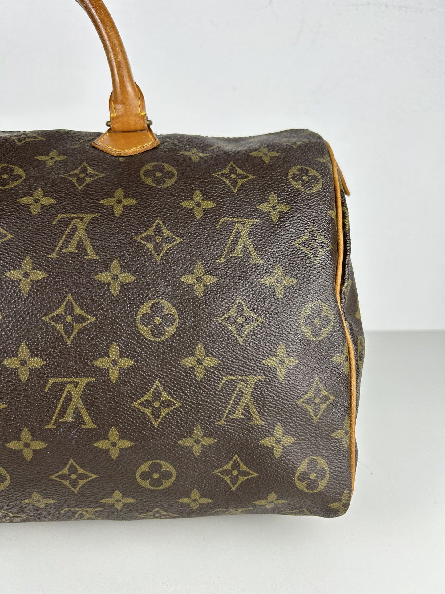 Vintage 80s Louis Vuitton monogram speedy 35 boston bag