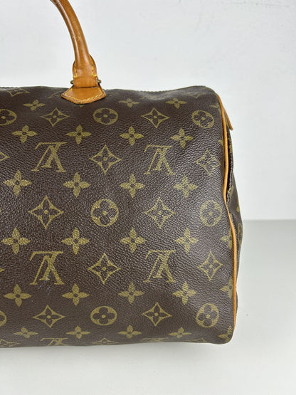 Vintage 80s Louis Vuitton monogram speedy 35 boston bag