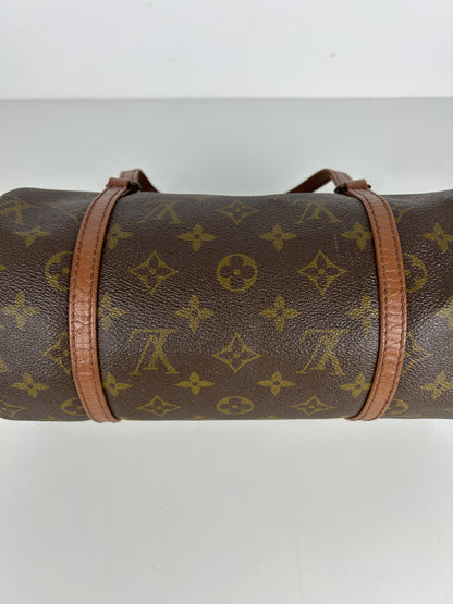 Vintage Louis Vuitton monogram papillon 26 mini boston bag