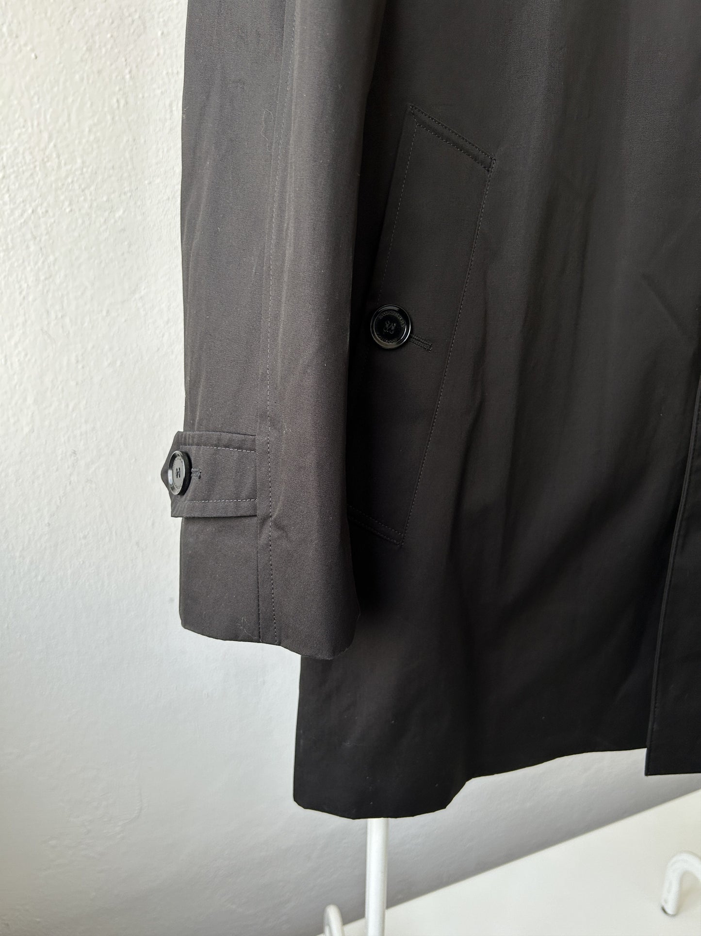 Burberry black trench coat