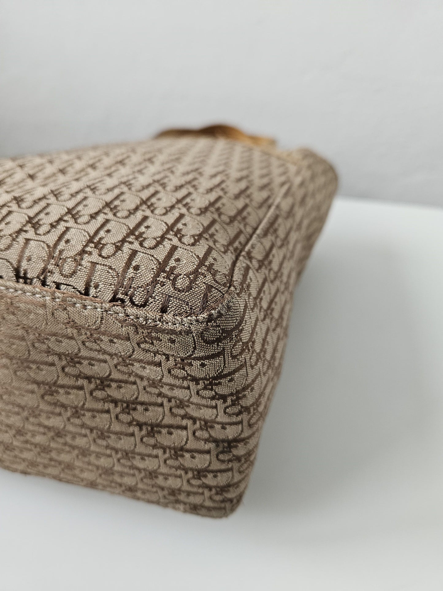 Y2k Dior by John Galliano trotter oblique monogram tote