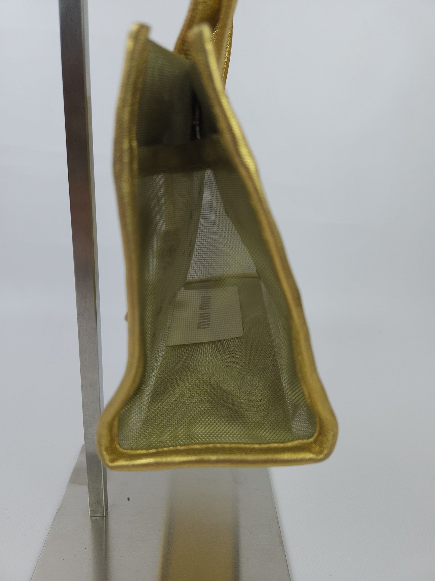 Archive 1999 miu miu mesh floral mini tote bag mb1522