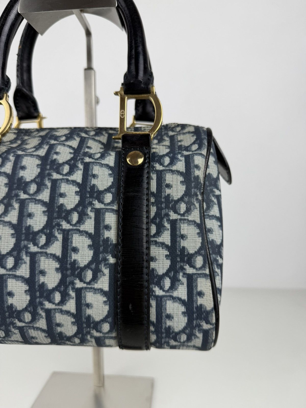 Vintage y2k Dior trotter oblique mini boston bag