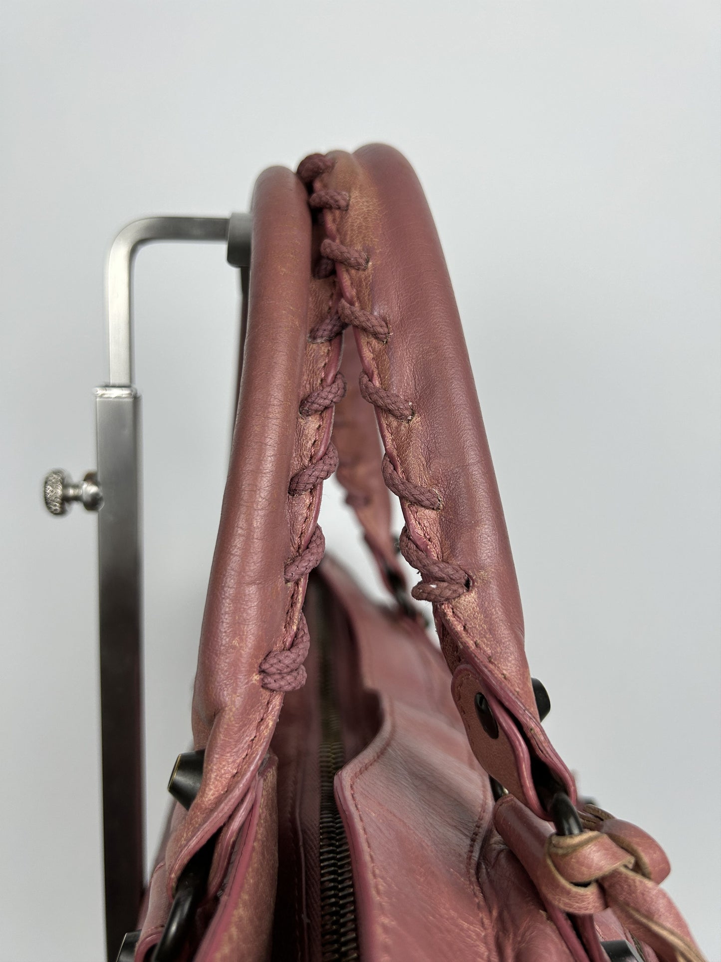 Balenciaga first bag in dusty pink