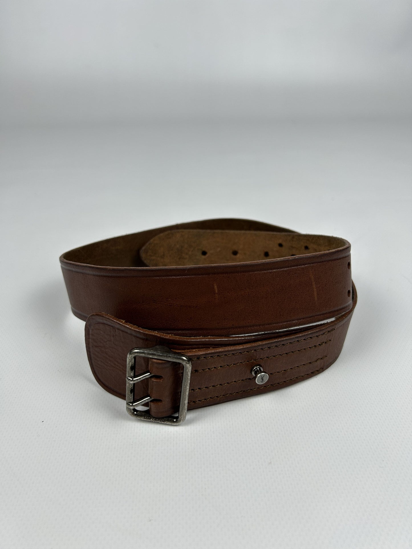 Saint Laurent leather belt