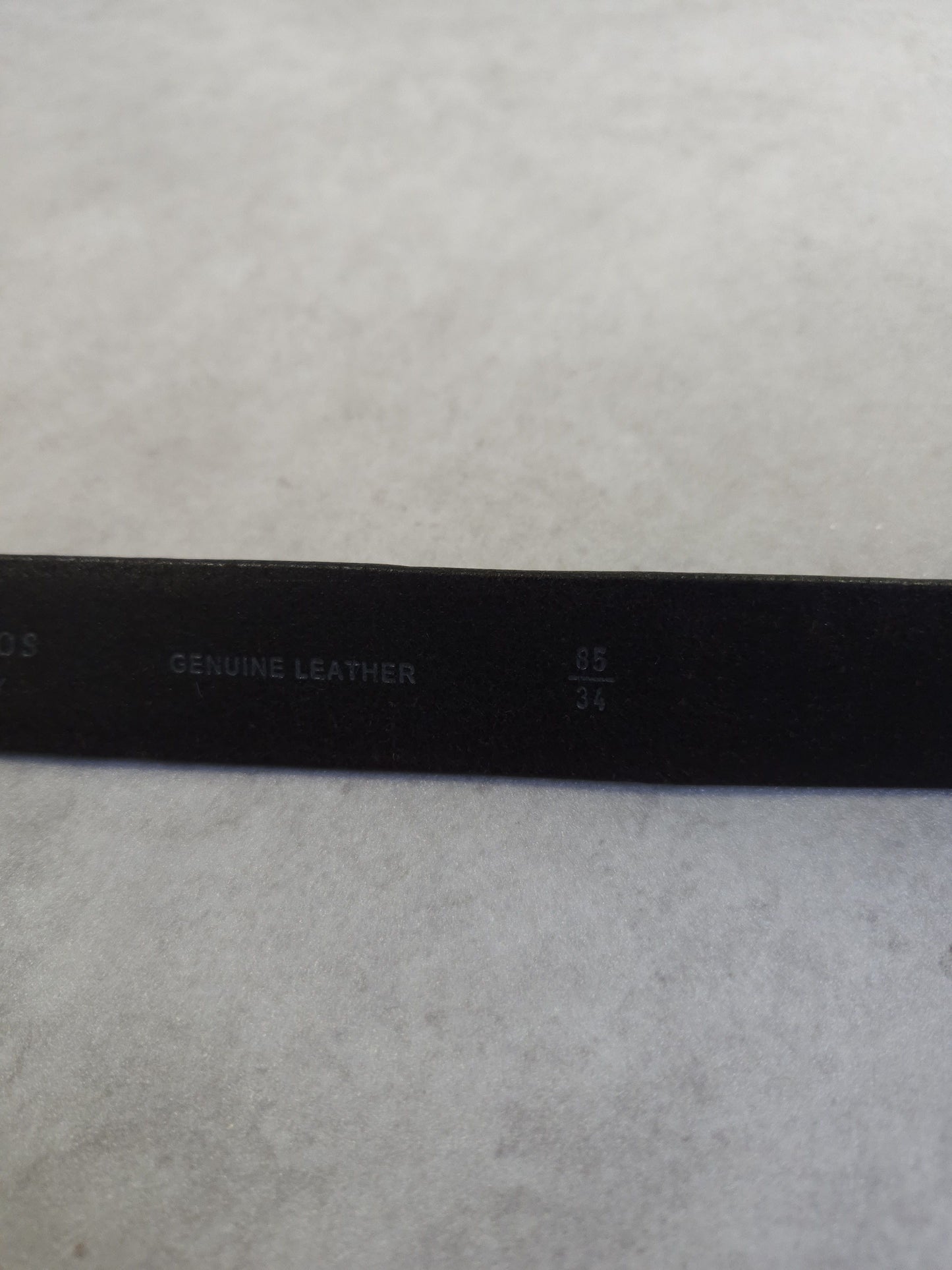 John Varvatos hand made leather belt