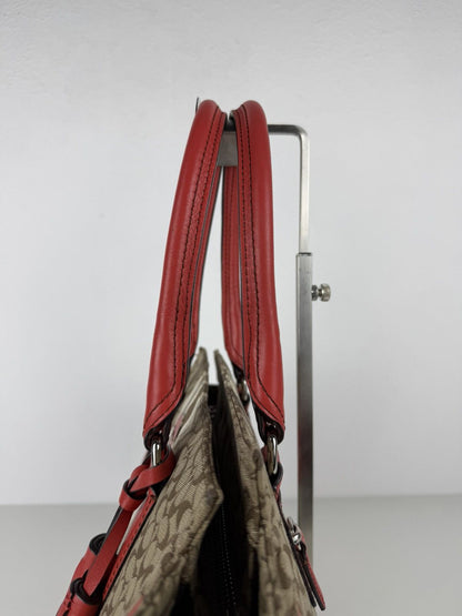 Coach legacy stripe candace carryall tote