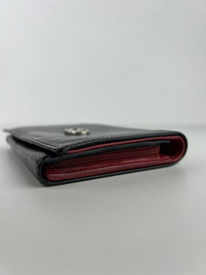 Vintage 90s Dior leather bifold wallet