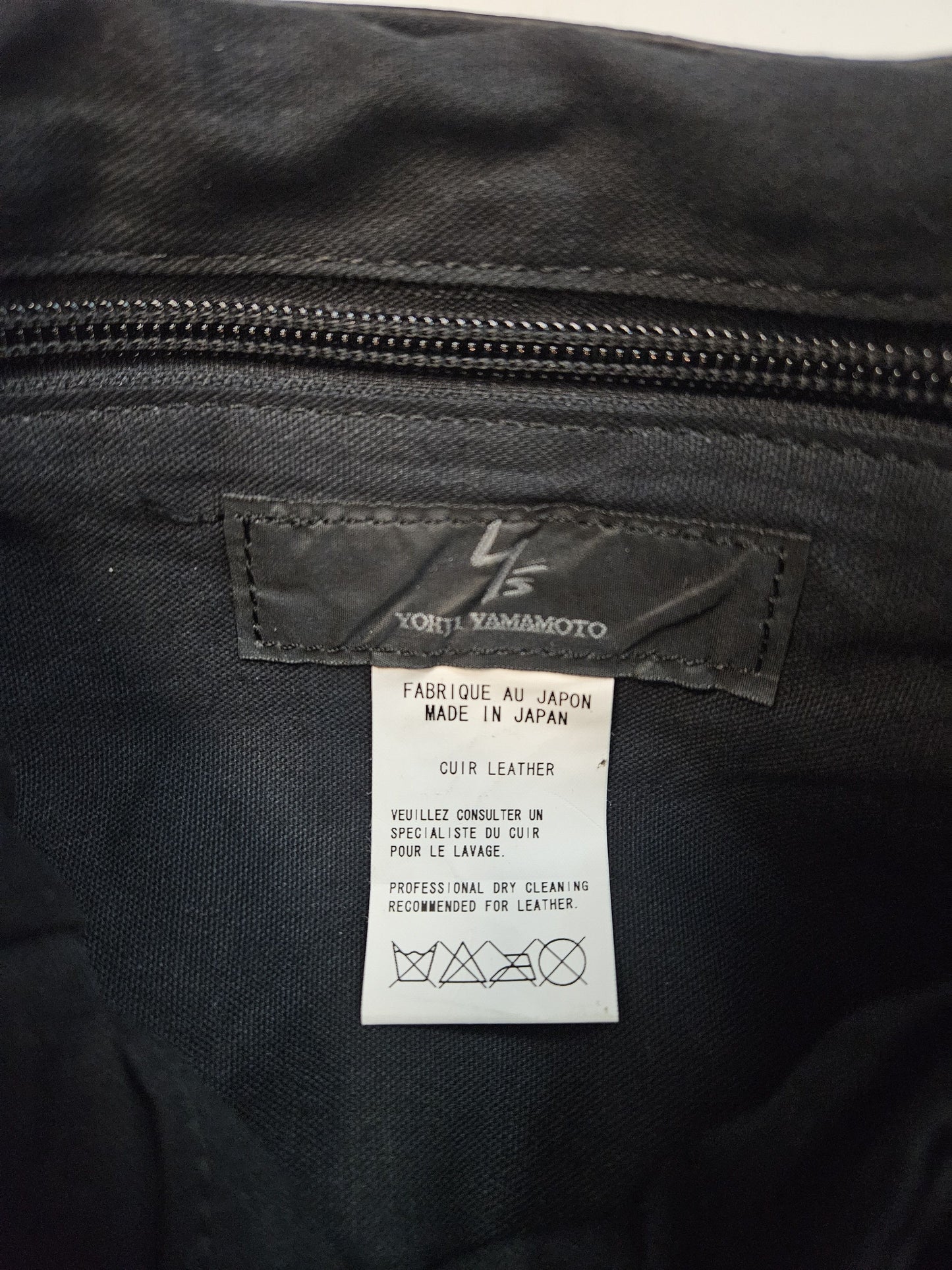 Y's Yohji Yamamoto leather shoulder/ crossbody bag