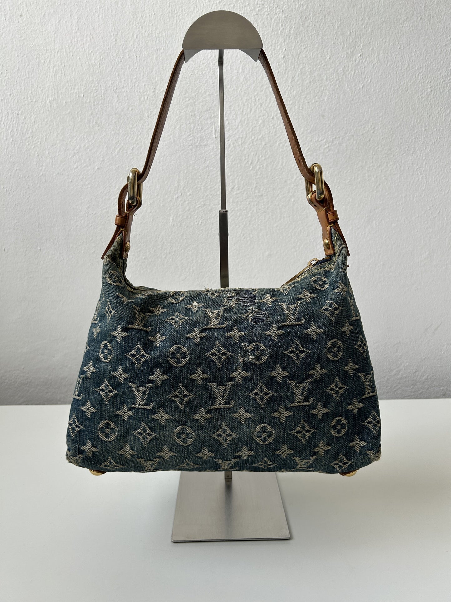 Louis vuitton monogram denim baggy PM handbag