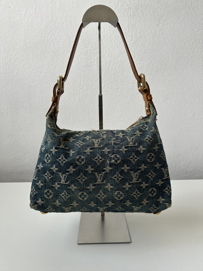 Louis vuitton monogram denim baggy PM handbag