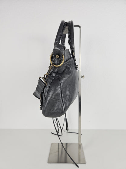 Balenciaga first bag in dark gray