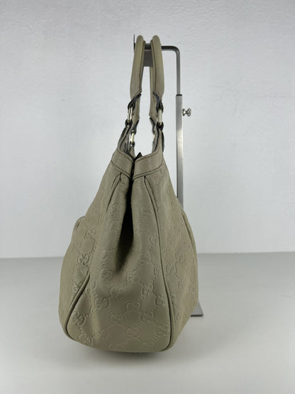 Gucci guccissima sukey medium size leather handbag