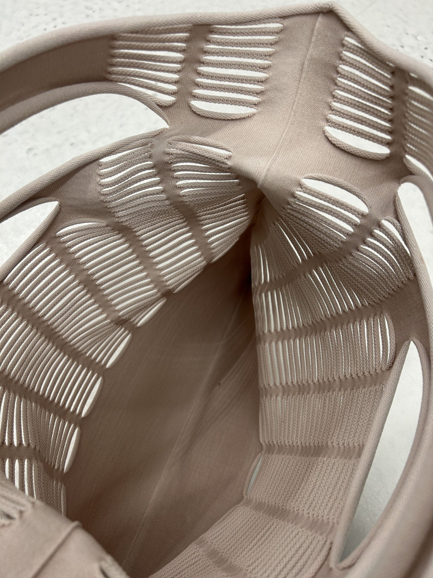 Good Goods issey miyake mokko poly square cutout tote bag