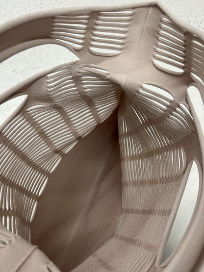 Good Goods issey miyake mokko poly square cutout tote bag