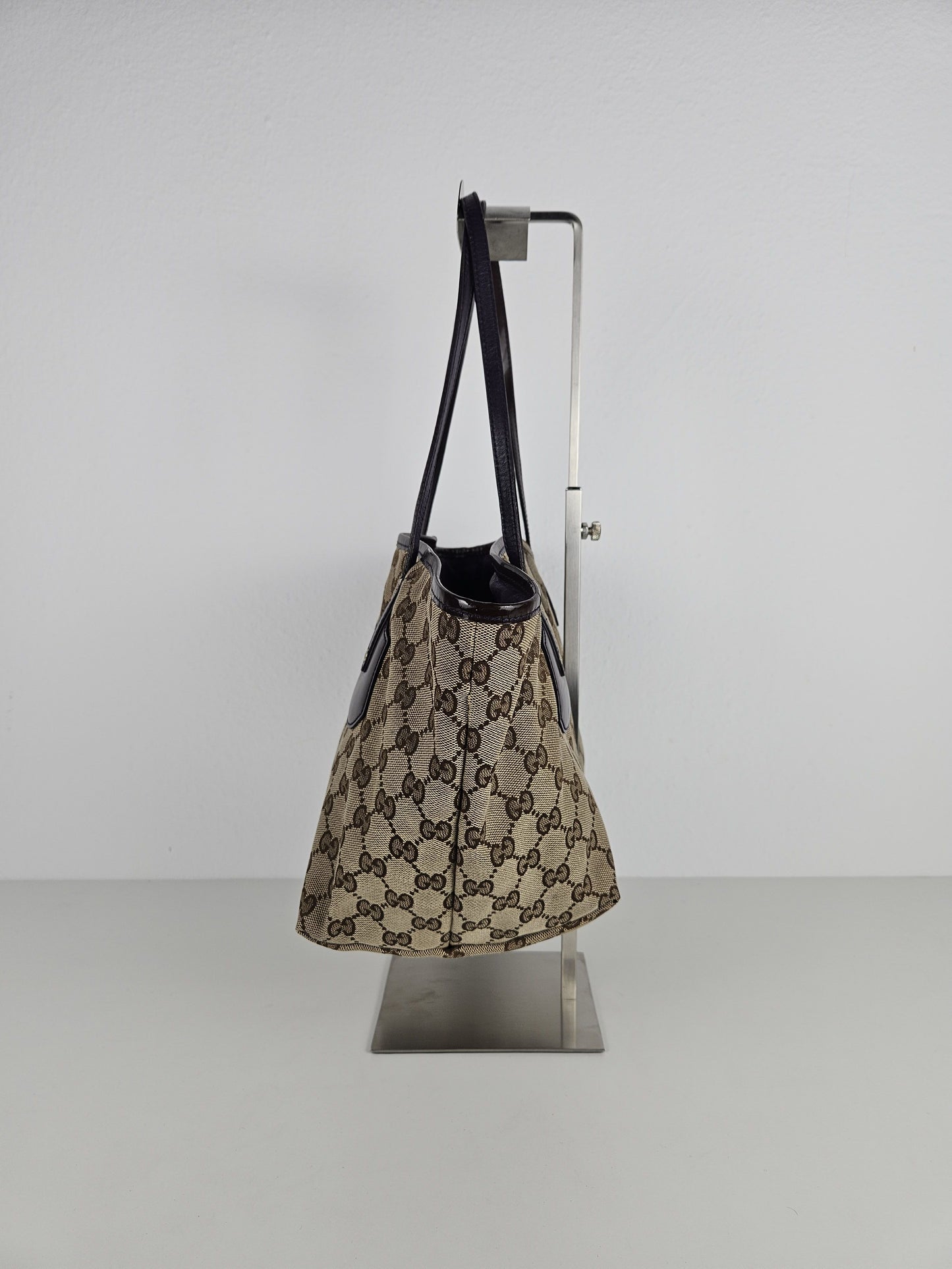 Gucci abbey gg monogram tote bag