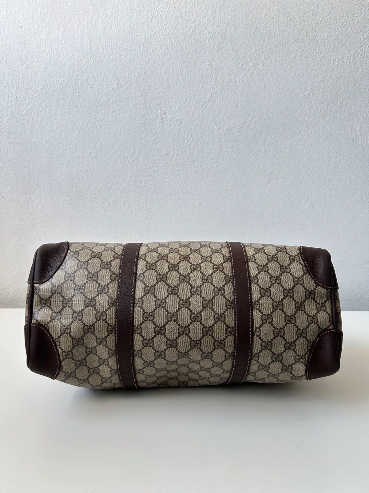 Vintage 70s-80s Gucci monogram Boston duffle bag