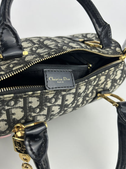 Dior John Galliano era trotter monogram mini boston bag