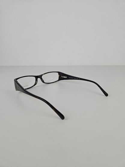 Vintage y2k prada star studded office siren glasses