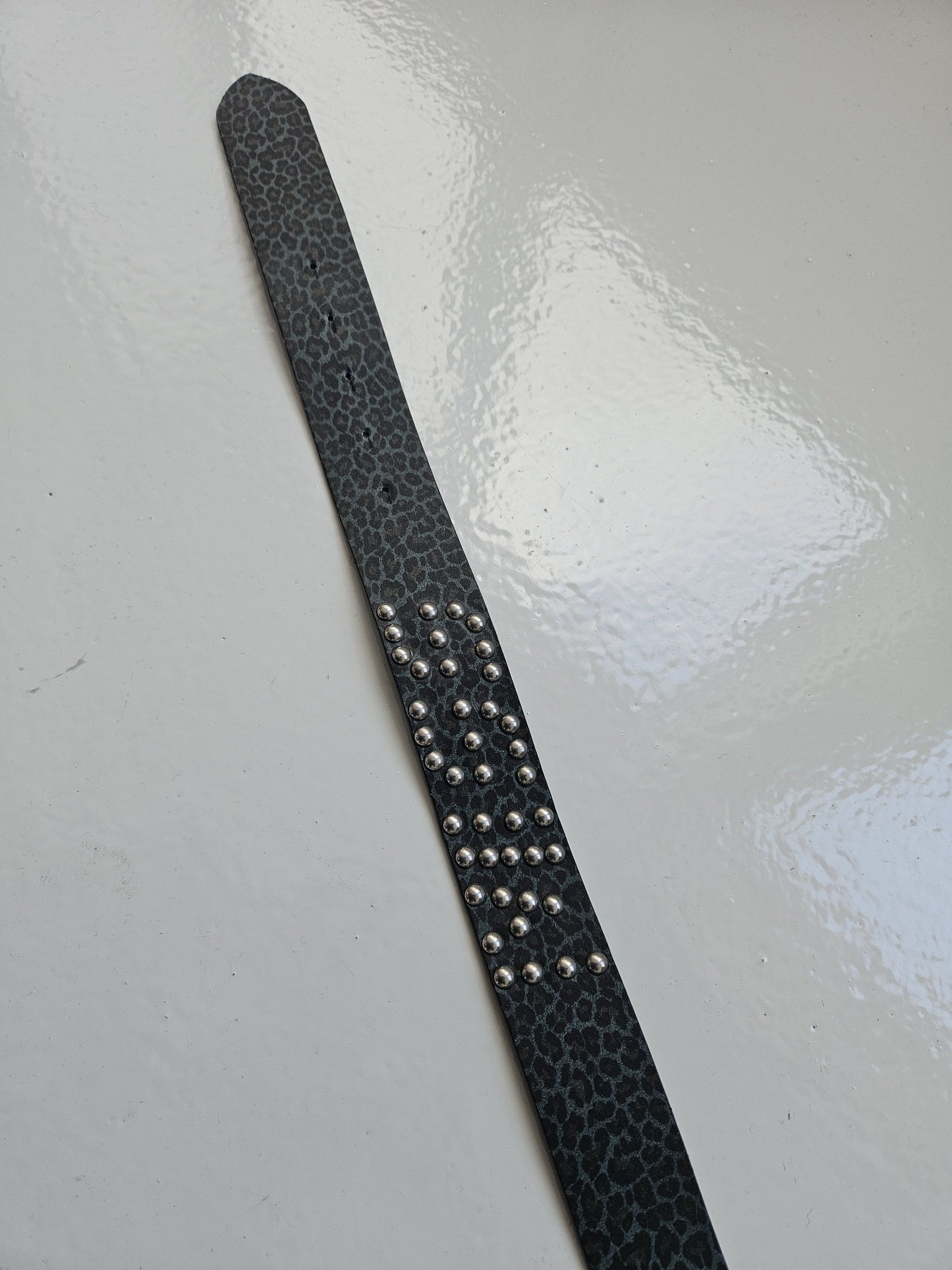 Miss Sixty studded big buckle belt
