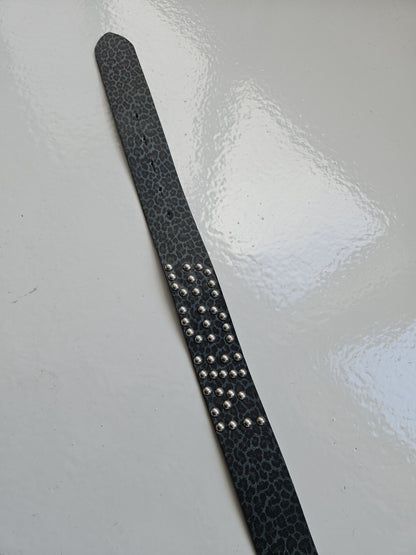 Miss Sixty studded big buckle belt